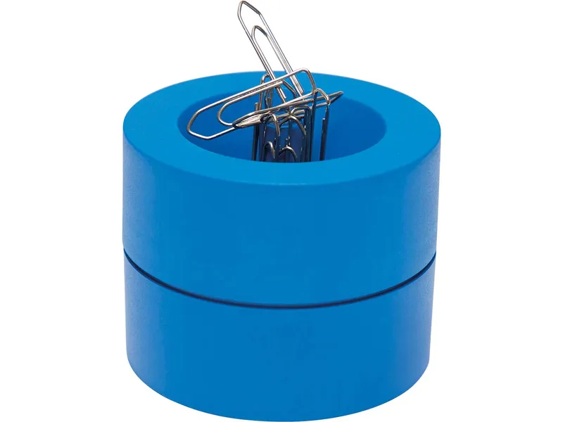 Maul MAUL Klammerspender "MAULpro" inkl. 15 Büroklammern, blau – Produktbild 1 von 1