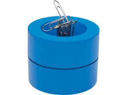 Maul MAUL Klammerspender "MAULpro" inkl. 15 Büroklammern, blau – Produktbild 1 von 1