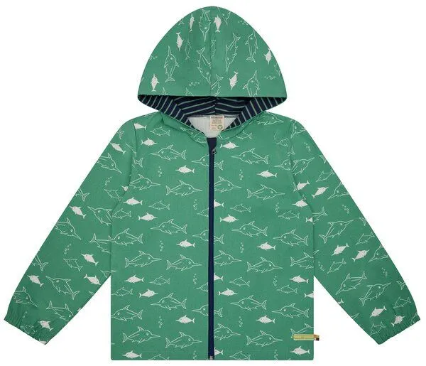loud + proud loud + proud Kinder Outdoorjacke, GOTS-zertifiziert, Bamboo(grün), – Produktbild 1 von 4