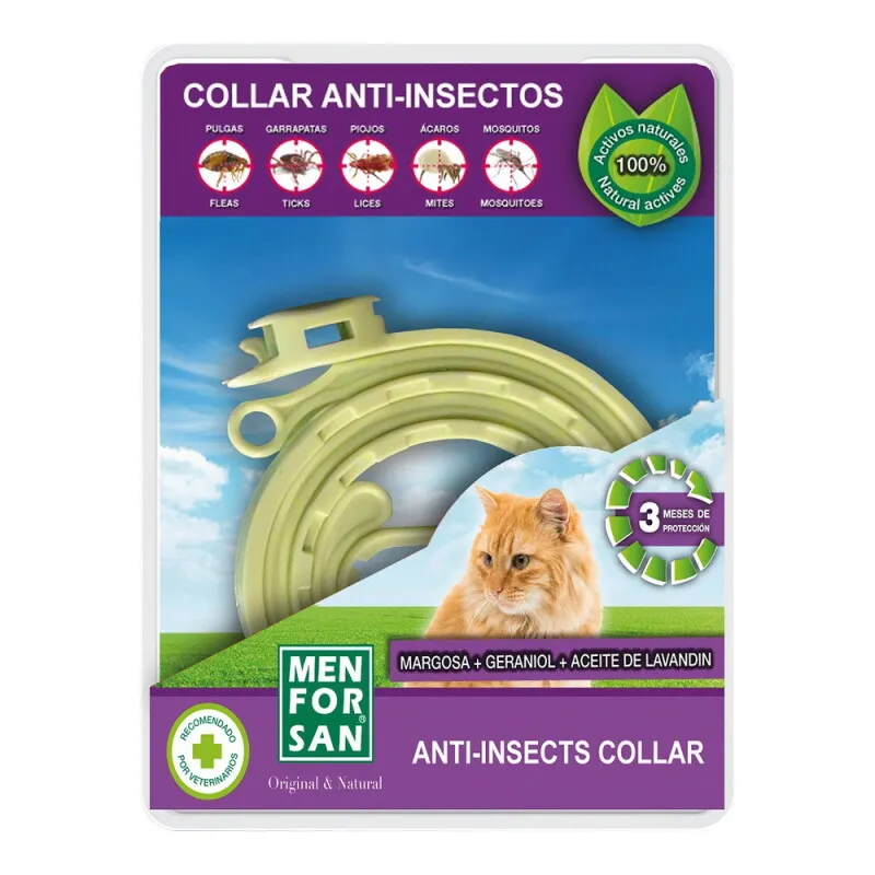 MENFORSAN MENFORSAN Insektenhalsband Katze 30 cm – Produktbild 1 von 2