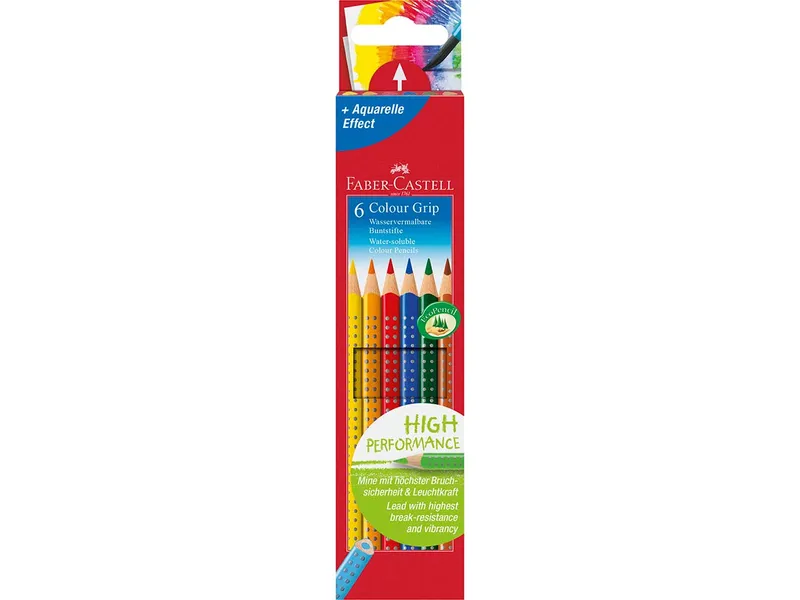 Faber-Castell Faber Farbstift 'Colour Grip' 6er Pack – Produktbild 1 von 1