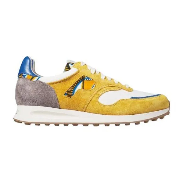 PANAFRICA PANAFRICA Arusha - Unisex Recycling Sneaker, Safran (gelb), – Produktbild 1 von 4