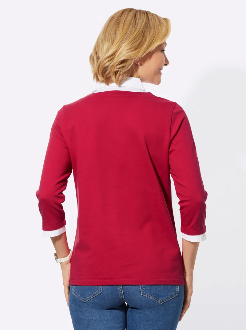 Witt 2-in-1-Langarmshirt, Erdbeere, – Produktbild 2 von 2
