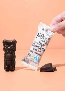 KoRo KoRo Bio Zartbitterschokolade mit Lebkuchengewürzfüllung | 23 g – Produktbild 1 von 1