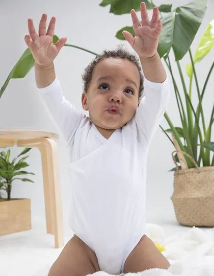 Babybugz Babybugz Baby Kimono Wickelbody Strampler 3/4 Arm Vegan, Organic natural, – Produktbild 3 von 3