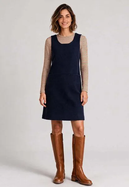 LANA Organic LANA Organic Trägerkleid, Modell Liza, Marine, – Produktbild 1 von 4