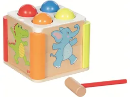 Goki goki Klopfkiste Regenbogen 16x16x15 cm – Produktbild 1 von 1