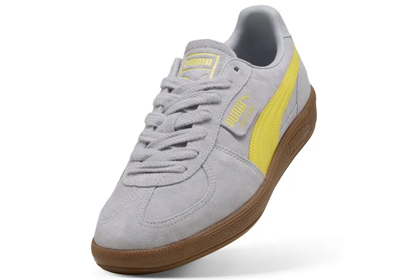 Puma Puma PALERMO Sneaker für Alltag, aus Leder, mit Schnürverschluss, Grau, – Produktbild 4 von 4