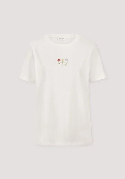 hessnatur hessnatur Print T-Shirt Relaxed aus reiner Bio-Baumwolle, Naturweiss, – Produktbild 5 von 5