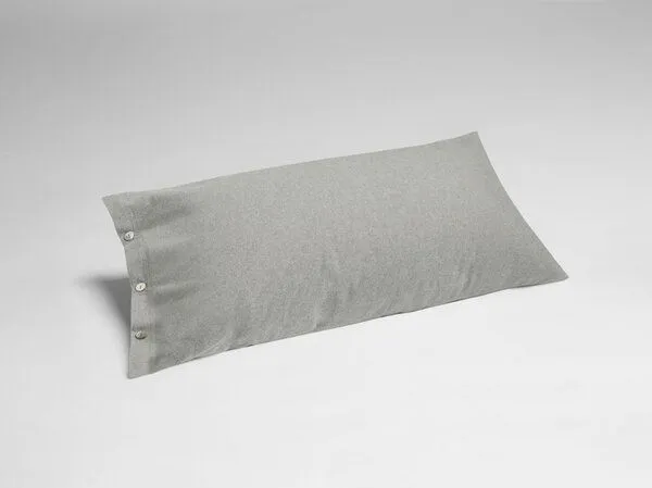 Yumeko Yumeko Kissenbezug aus Velvet Flanell, Light grey, – Produktbild 3 von 4