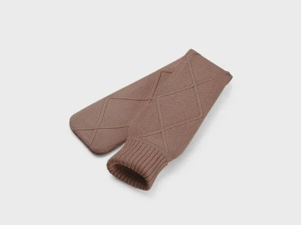Yumeko XL-Wärmflaschenbezug "Yumeko" aus Bio-Baumwolle, Cocoa brown, – Produktbild 1 von 3