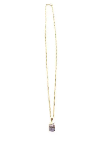 Crystal and Sage Crystal and Sage Arwen - vergoldete Amethyst Halskette – Produktbild 2 von 3