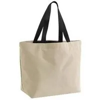 BagBase BagBase Umhängetasche Schultertasche Carryall Bag Schulterriemen Wasserabweisendes Gewebe Shopper Einkaufstasche, Natur, – Produktbild 1 von 1