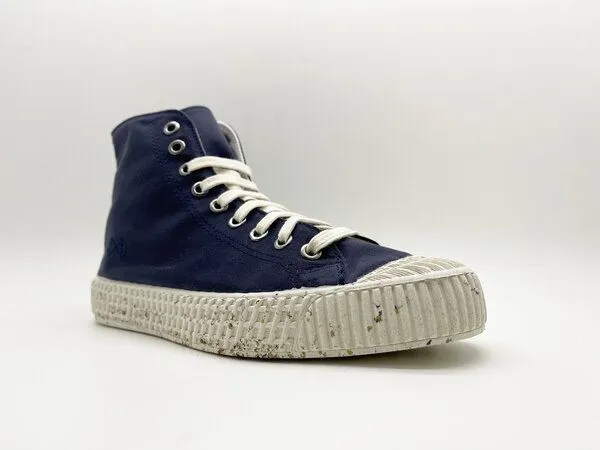 nat-2 Veganer Sneaker nat-2 Mono ETA waterproof aus Biobaumwolle, Navy (blau), – Produktbild 2 von 4