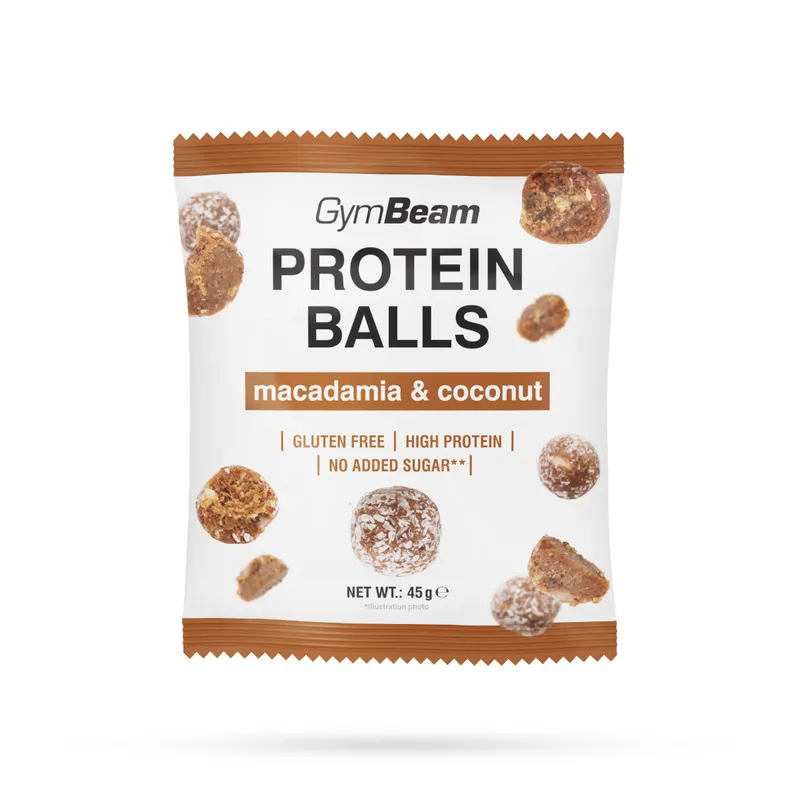 GymBeam Food GymBeam Proteinbällchen 45 g macadamia & coconut – Produktbild 1 von 1