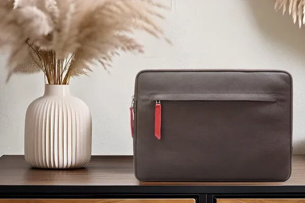 Pack & Smooch Pack & Smooch Microsoft Surface Pro 8 / 7 / 6 Lederhülle ANGUS (Mulesing-frei), Dunkel-braun, – Produktbild 1 von 4