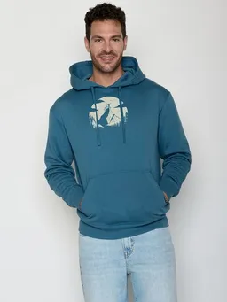 GreenBomb GREENBOMB Nature Clouds Ride Joy - Gemütlicher Hoodie aus Bio-Baumwolle / hochwertiger Print / GOTS / Fair & Vegan – Produktbild 1 von 1