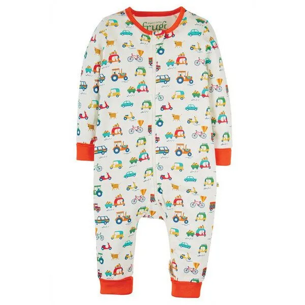 Frugi Frugi Strampler Autos Toot Toot – Produktbild 1 von 2