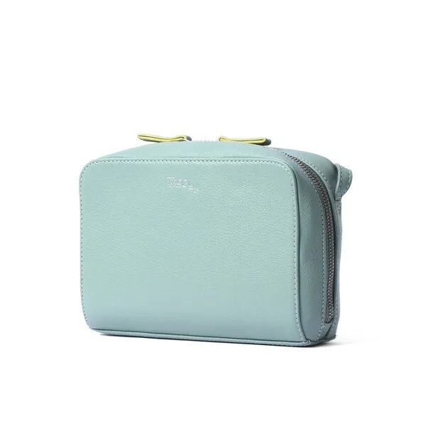 Vargu Vargu Leder-Umhängetasche Loreen 1, Mint green, – Produktbild 2 von 4