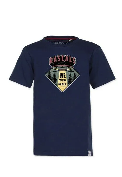 Band of Rascals Band of Rascals We Come In Peace T-Shirt, Navy, – Produktbild 2 von 4