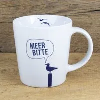 Bow Hummingbird Bow & Hummingbird Großer Porzellanbecher Meer Bitte – Produktbild 1 von 1