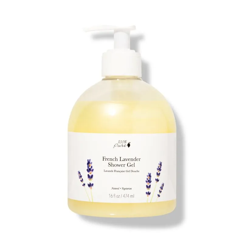 100% PURE® - Purity Cosmetics French Lavender Shower Gel 474 ml - Duschgel – Produktbild 1 von 2