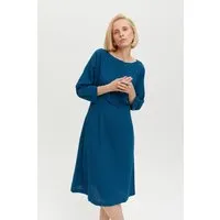 AYANI AYANI Damen vegan Kleid Lusin Petrol Blau – Produktbild 1 von 1