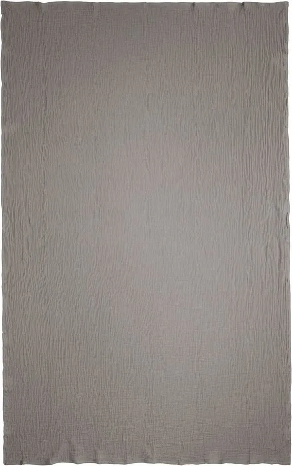 Wohndecke HEVIN, Musselin, 100% Baumwolle, Topseller!, LeGer Home by Lena Gercke, Tagesdecke im Baumwoll-Crinkle-Effekt, Musselin, leichte Kuscheldecke, Grau, – Produktbild 4 von 8