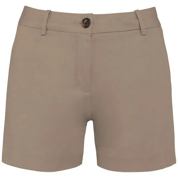 Greenspired Greenspired Umweltfreundliche Chino-Bermuda-Shorts für Damen, Sand, – Produktbild 1 von 2
