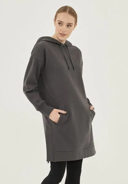 ORGANICATION ORGANICATION Langer Hoodie aus Bio-Baumwolle, Asphalt, – Produktbild 1 von 4