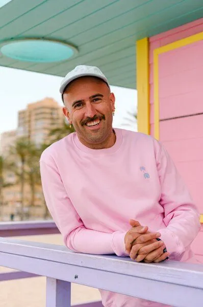 Trendsplant Antonyo Marest x Trendsplant Essential Sweatshirt Gum Pink, Rosa, – Produktbild 2 von 3