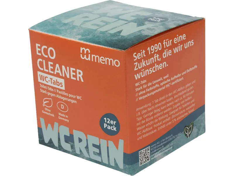 Memo memo WC-Tabs "ECO CLEANER", 12 Stk. – Produktbild 1 von 1