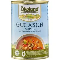 Ökoland Ökoland Bio-Gulaschsuppe "ungarische Art" mit Rindfleisch, 400 g – Produktbild 1 von 1