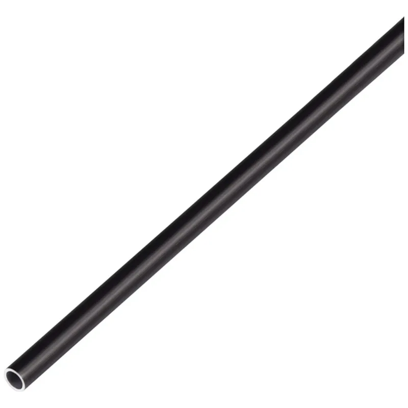 Alberts ALBERTS Rundrohr, Alu schwarz elox., LxØxS 1000 x 8 x 1 mm – Produktbild 1 von 1