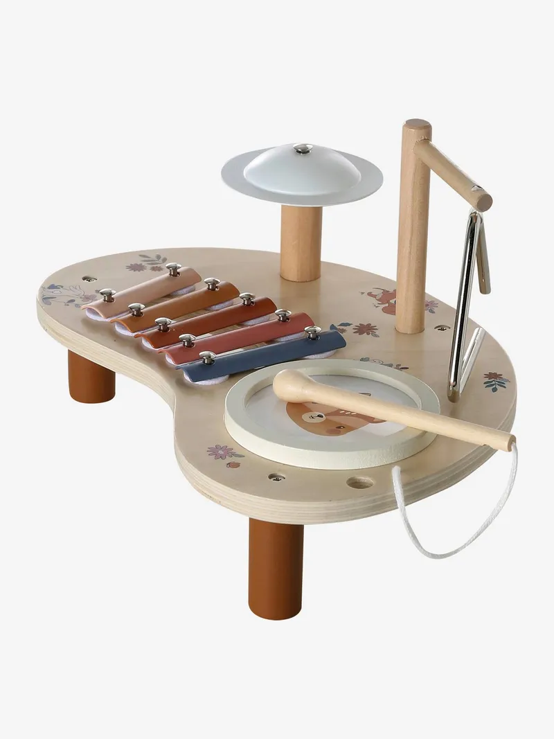 Vertbaudet Baby Musik-Spieltisch TANSANIA, Rosa, – Produktbild 2 von 4