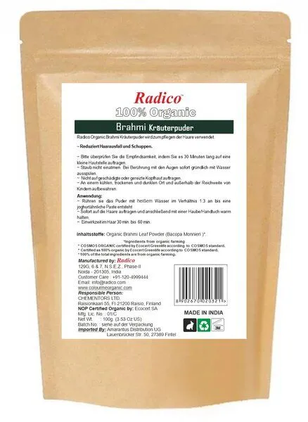 Radico Radico Brahmi Pulver – Produktbild 2 von 2