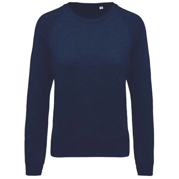 Greenspired Greenspired Damen Bio Raglan Sweatshirt 300g/m² XS - XXL, Navy melange, – Produktbild 1 von 1