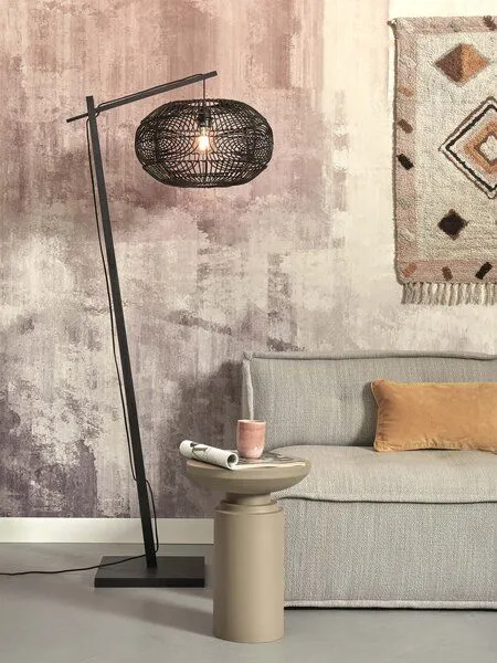 GOOD&MOJO GOOD&MOJO Stehlampe Madeira 48cm, Schwarz, – Produktbild 1 von 4