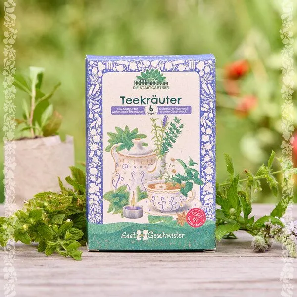 Die Stadtgärtner Die Stadtgärtner BIO-Saatgut-Set "Teekräuter" – Produktbild 2 von 3