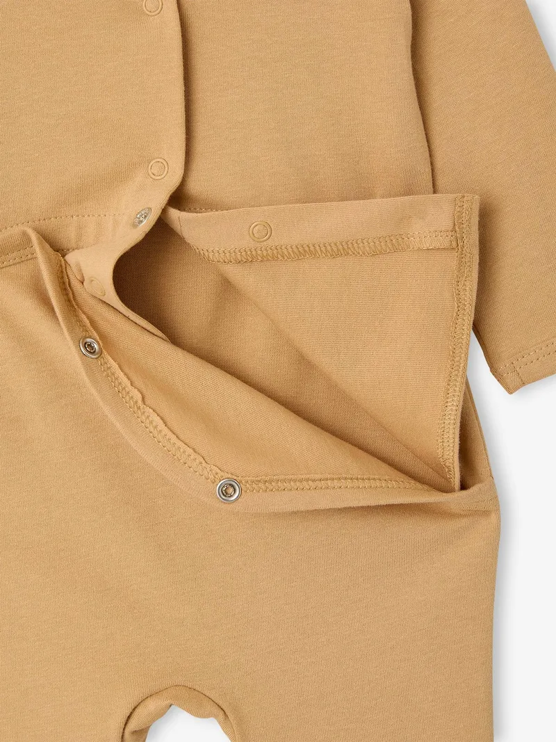 Vertbaudet Baby Strampler LÖWE mit Rückenöffnung, Beige, – Produktbild 4 von 4