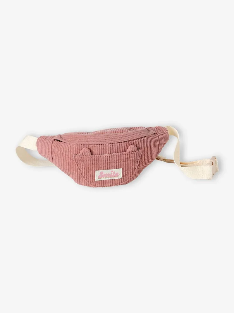 Vertbaudet Mädchen Bauchtasche mit Katzenohren, Altrosa, – Produktbild 2 von 4