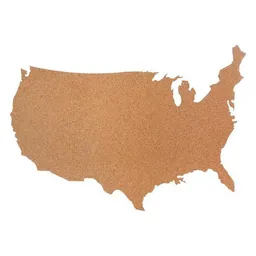 Kork-Deko Kork-Deko USA als Pinnwand aus Kork XXL ca. 80x50 cm – Produktbild 1 von 1
