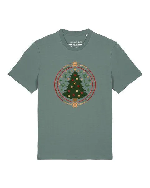 watapparel watapparel T-Shirt Unisex Weihnachtszeit, Green bay, – Produktbild 1 von 2