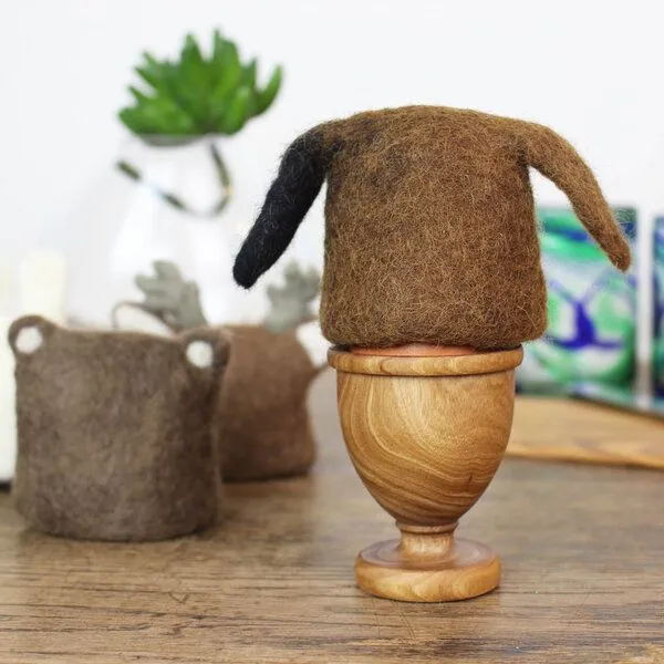 Mitienda Shop Mitienda Shop Eierwärmer Tiermotiv Hund aus Filz – Produktbild 2 von 2