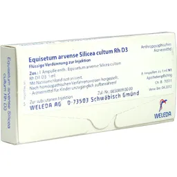 Weleda WELEDA EQUISETUM ARVENSE Silicea cultum D 3 Ampullen 8 St Ampullen – Produktbild 1 von 1