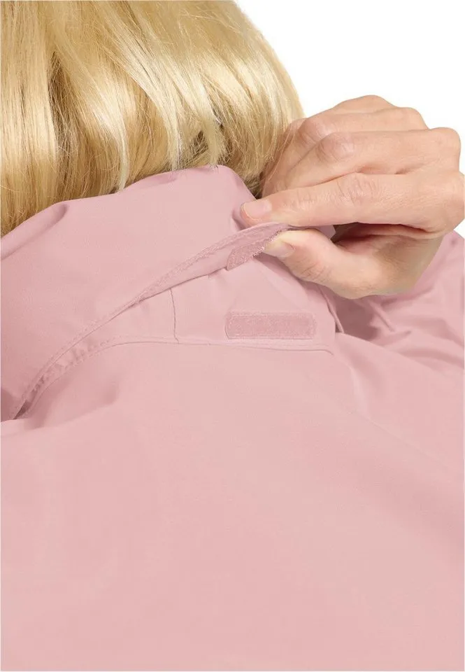 Jack Wolfskin Jack Wolfskin Regenjacke Trailtime 2-Lagen (wasserdicht, atmungsaktiv) hellrosa Damen, Rosa, – Produktbild 4 von 5