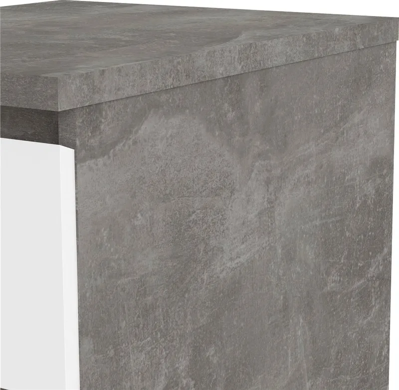 Home affaire Kommode Naia, Elegante und modernes Sideboard mit 3 geräumigenSchubladen, Grau, – Produktbild 1 von 5