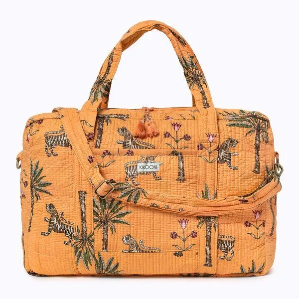 KIKOONI KIKOONI handgefertigte große Reisetasche TRAVELER BAG, Savanna stories sunset, – Produktbild 1 von 4