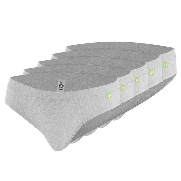kleiderhelden kleiderhelden QuickSlip 5er Pack Unterhose, 5x grau, – Produktbild 1 von 4