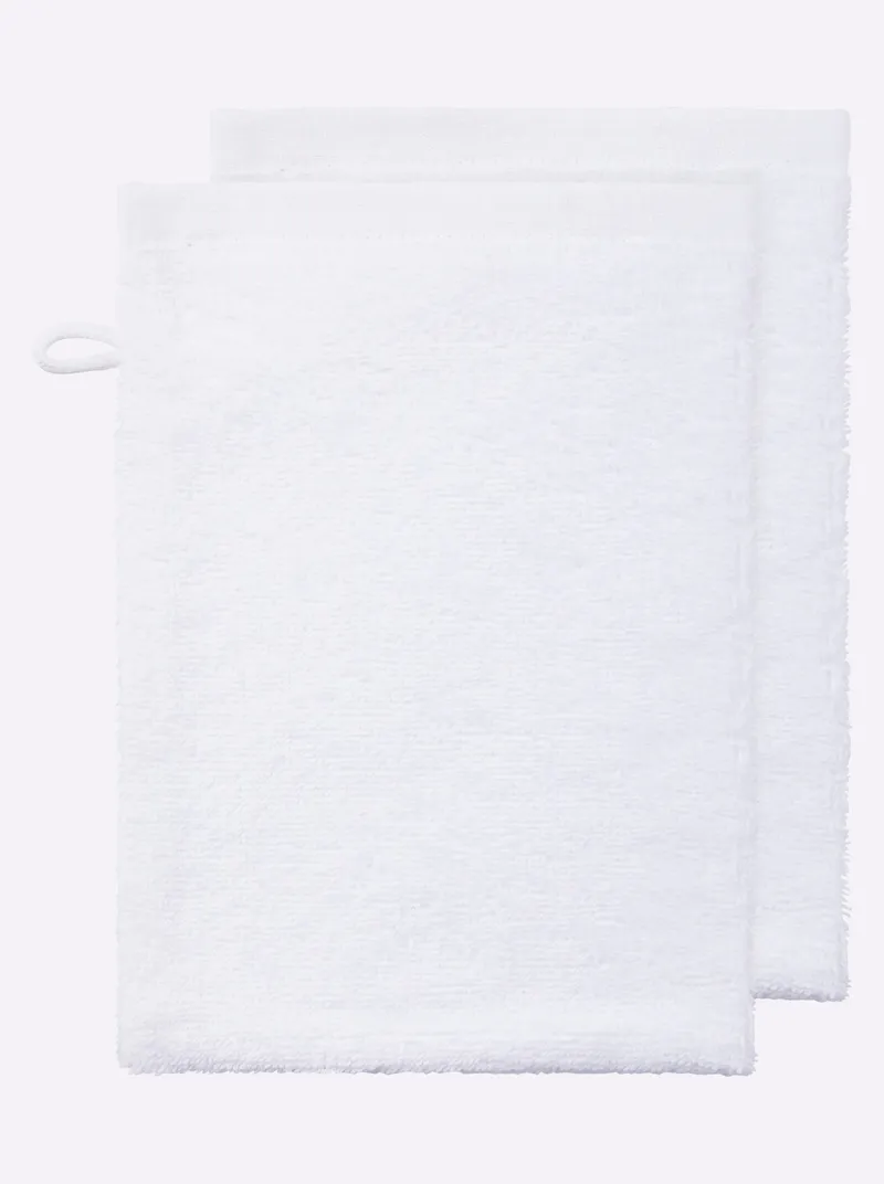 wäschepur Handtuch weiß, Weiß, – Produktbild 1 von 3